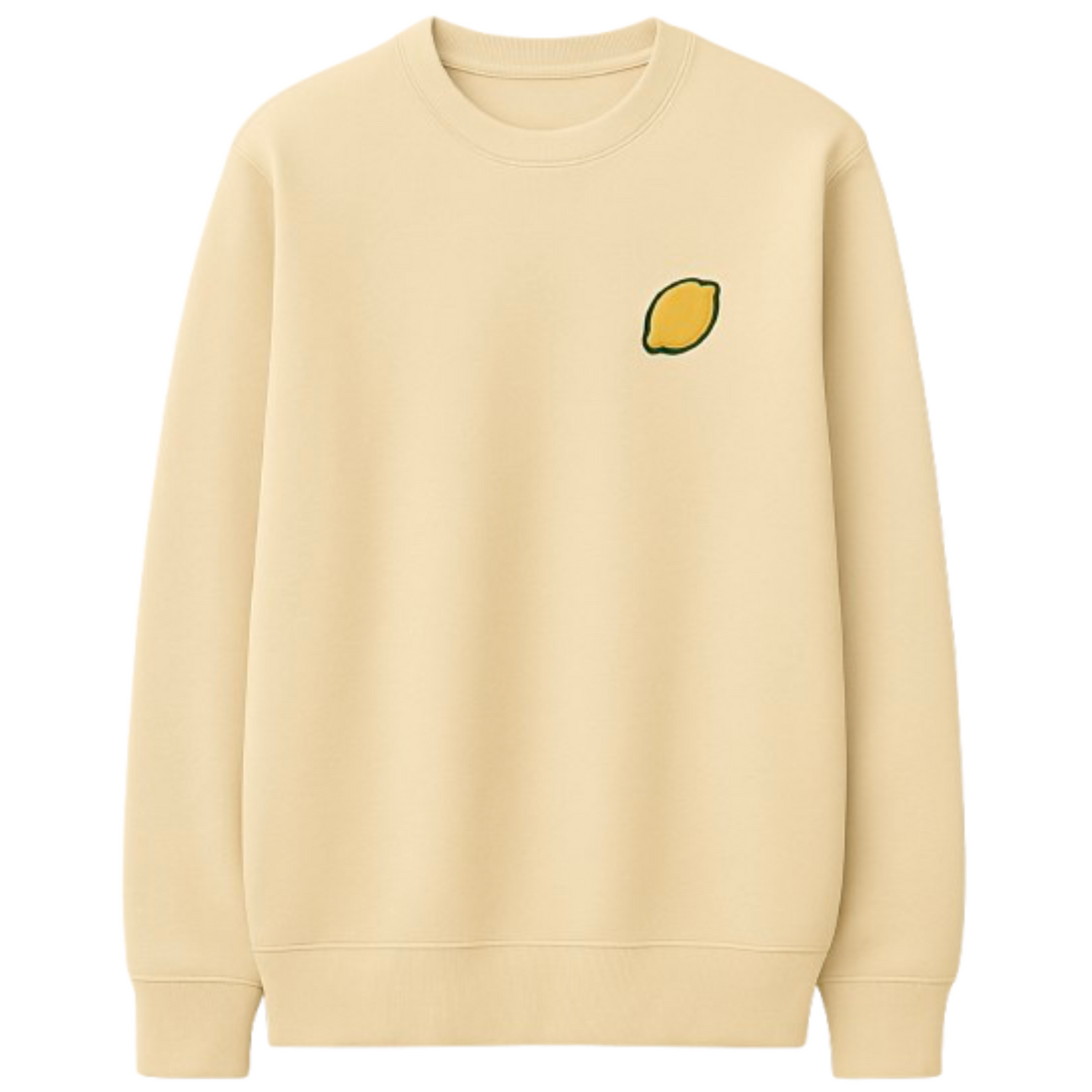 Beige Sweater – Minimal Logo